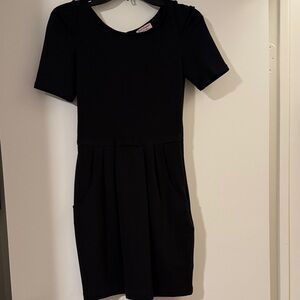 Elegant Black Short Sleeve Dress juicy couture excellent condition size XS